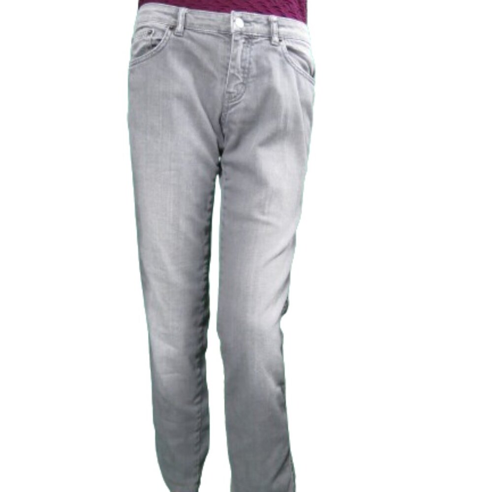 Red Valentino Jeans with Ruffled Pockets - Picture 2 of 9